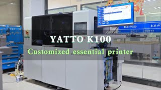 YATTO K100 production line UV printer [upl. by Eek324]