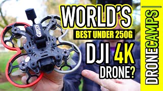 Worlds BEST under 250g 4K Drone  GEPRC Cinelog20 Cinewhoop  Review amp Flights [upl. by Atinas]