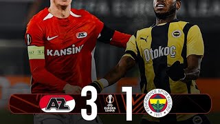 Fenerbahçe  Az Alkmaar 13  MAÇ ÖZETİ  UEFA Avrupa Ligi 202426 [upl. by Annoya]