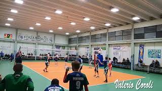 Pallavolo Serie C Maschile  3° Campionato 20242025  Polisport Chieri vs Volley Parella Torino [upl. by Kobylak]