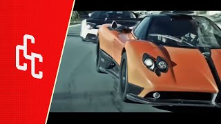 CCC  Pagani vs Lamborghini  Women Police chase [upl. by Snehpets]