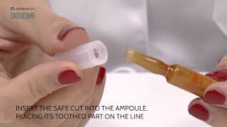 HOW TO OPEN AMPOULES SAFE CUT ENDOCARE SPF30 [upl. by Jeminah]