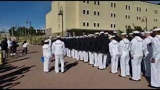 NAVY HOSPITAL CORPSMAN CADENCE A SCHOOL Class 205 Graduation day March 103119 [upl. by Oetsira]