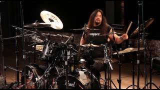 Gene Hoglan Plays Strapping Young Lad Track quotSkeksisquot From Genes Brand New DVD [upl. by Ahsemot]