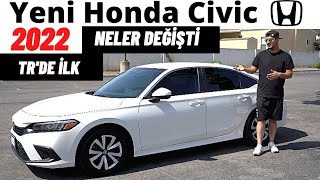 Yeni 2022 Honda Civic Tanıtım  Yeni Kasa inceleme Test Sürüşü [upl. by Uok228]