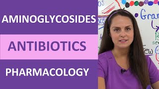 Aminoglycosides Pharmacology Nursing Antibiotics Mechanism of Action Mnemonic AntiInfectives [upl. by Hoagland]