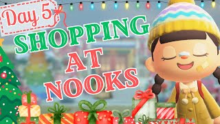 Day 5 WINTER CHRISTMAS ACNH ISLAND  ACNH NOOKS CRANNY BUILD  ANIMAL CROSSING NEW HORIZONS [upl. by Bazil]