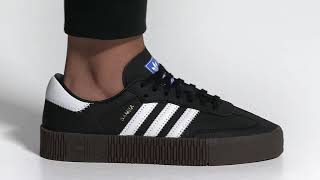 Onfeet Adidas Sambarose Black White B28156 Review  sneakersby [upl. by Danelle]