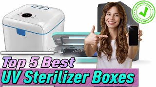 Best UV Sterilizer Box Top 5 Review 2023 Buying Guide [upl. by Toffey]