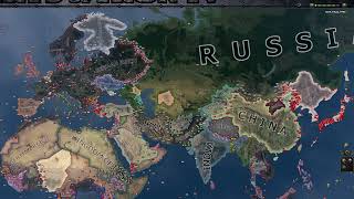 Götterdämmerung old world non historical  Hoi4 Timelapse [upl. by Haceber281]