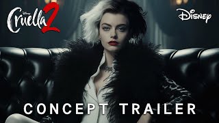 Cruella 2 2025  CONCEPT TRAILER  Disney amp Emma Stone 4K [upl. by Drwde]