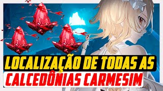 COMO ACHAR TODAS AS CALCEDÔNIAS CARMESIM  GENSHIN IMPACT [upl. by Zobe]