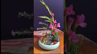 Gladiolus flowerarrangementideas flowermaking ikebana [upl. by Mark]