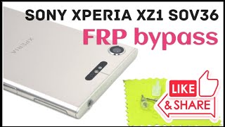 Sony Xperia XZ1 Frp Bypass google account Remove [upl. by Oeramed]