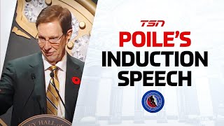 Hockey Hall of Fame Induction Speech David Poile [upl. by Benkley]