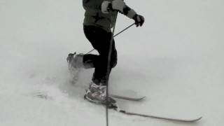 Telemark ski lesson 1st [upl. by Aisek748]