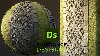 Stylized Stone Pavers  Substance 3D Designer [upl. by Kcireddor]