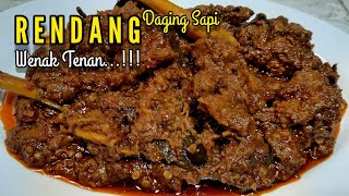 RESEP RENDANG DAGING SAPI EMPUK BIKIN KETAGIHAN [upl. by Krever]