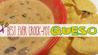 Best EVER CrockPot QUESO [upl. by Siddra]