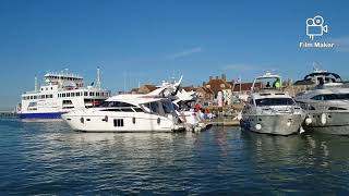 Southampton Water The Solent and Yarmouth Harbour [upl. by Shelden]