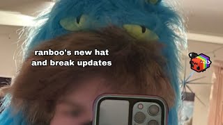 ranboo appears with new hat updates about his break [upl. by Cherianne]