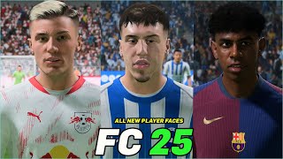 FC 25  ALL NEW PLAYER FACES [upl. by Bertrand]