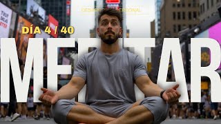 Día 4 de 40 APRENDIENDO A MEDITAR  El error del multitasking y medicina para la atención [upl. by Tenej]