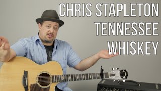 Chris Stapleton  Tennessee Whiskey  Guitar Lesson  How To Play Super Easy Beginner Acoustic [upl. by Garrity721]