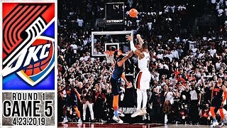 Portland Trail Blazers vs OKC Thunder  Full Game Highlights  Game 5  2019 NBA Playoffs [upl. by Delcina]