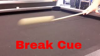 Breakhouse cue rage jump break cue Elite heavy cue quotbanned cuequot [upl. by Atisusej369]