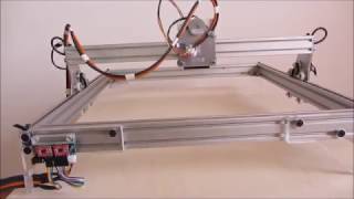 CNC Eigenbau 10W Laser Graviermaschine Engraver Lasergravier DIY [upl. by Niliac]