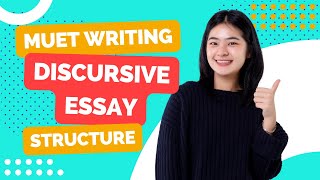 MUET Discursive essay structure [upl. by Oruntha]