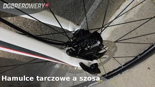 Hamulce tarczowe w rowerach szosowych  budowa plusy minusy i dlaczego nie lubią ich zawodowcy [upl. by Alket]