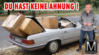 Mercedes SL R107  quotDU HAST KEINE AHNUNG quot [upl. by Amarette]