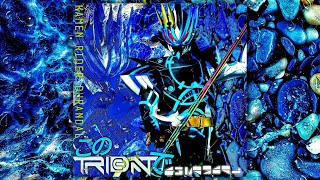 Kamen rider Durandal Fan AI Theme song  この Trident で！ [upl. by Godard685]