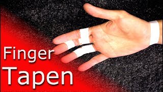 Finger Tapen fürs Klettern amp Bouldern  Anleitung ✋😬 So geht’s❗️ [upl. by Clyde]