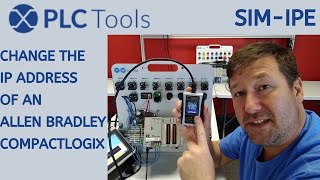 Change a Static IP Address of an Allen Bradley Compactlogix 5370 PLC [upl. by Eelytsirk]