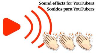 Aplausos  Applause  Sonidos de Youtubers  Sound effects for YouTube [upl. by Ssirk]