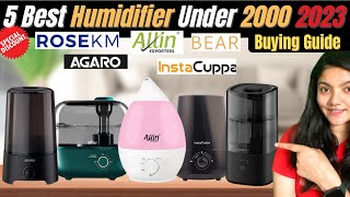 Top 5 Best Humidifier For Bedroom in India 2023  Best Humidifier Under 2000 in India 2023 [upl. by Ahsim]