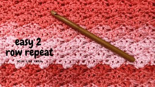 Easy Shell Stitch Crochet Blanket [upl. by Anehta]