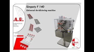 DEBLISTERING MACHINE F140 [upl. by Mutua]