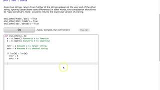 CodingBat  endother Python [upl. by Rasla]