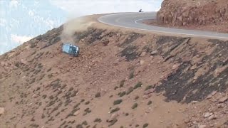 Jeremy Foleys crash at the 2012 Pikes Peak International Hill Climb  Multiple Angles [upl. by Benedetto]