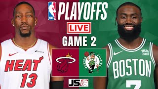 Heat vs Celtics Game 2  NBA Playoffs Live Scoreboard [upl. by Llebana]