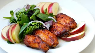 Sweet and Spicy Apple Cider Chicken Wings Recipe [upl. by Ynohtnaleahcim]