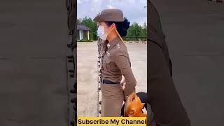 Funny Video dog check the police man  funny dog 🤣🤣😝😝 funnydogs policeman shorts technicalrohit [upl. by Berny672]