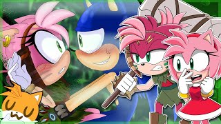 Thorny for Sonic Prime  Amy amp Thorn Rose VS DeviantArt FT Tails [upl. by Anavoj881]