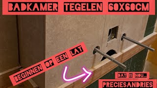 BADKAMER TEGELEN 60×60 TEGELS TIPS [upl. by Hsetih]