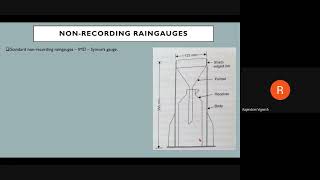 Measurement of Precipitation  Hydrology and Water Resources Engg Dr R Vignesh [upl. by Elyrad]