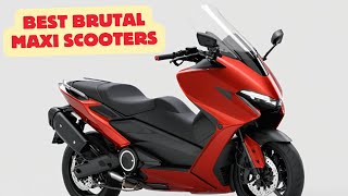 TOP 8 BEST BRUTAL MAXI SCOOTERS IN 2024 AND 2025 [upl. by Yelekreb]